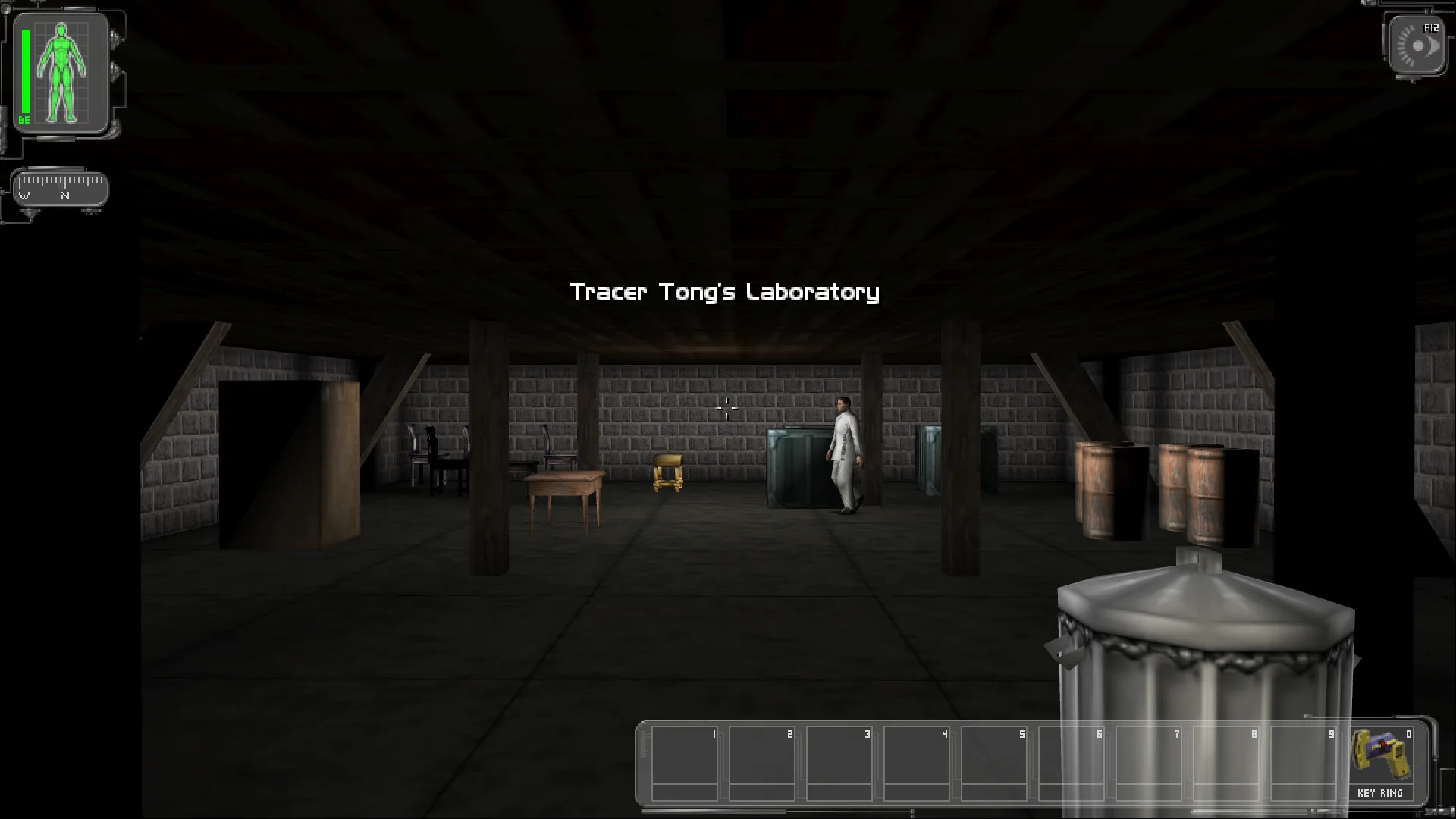 Tracer Tong's laboratory with Tong at work